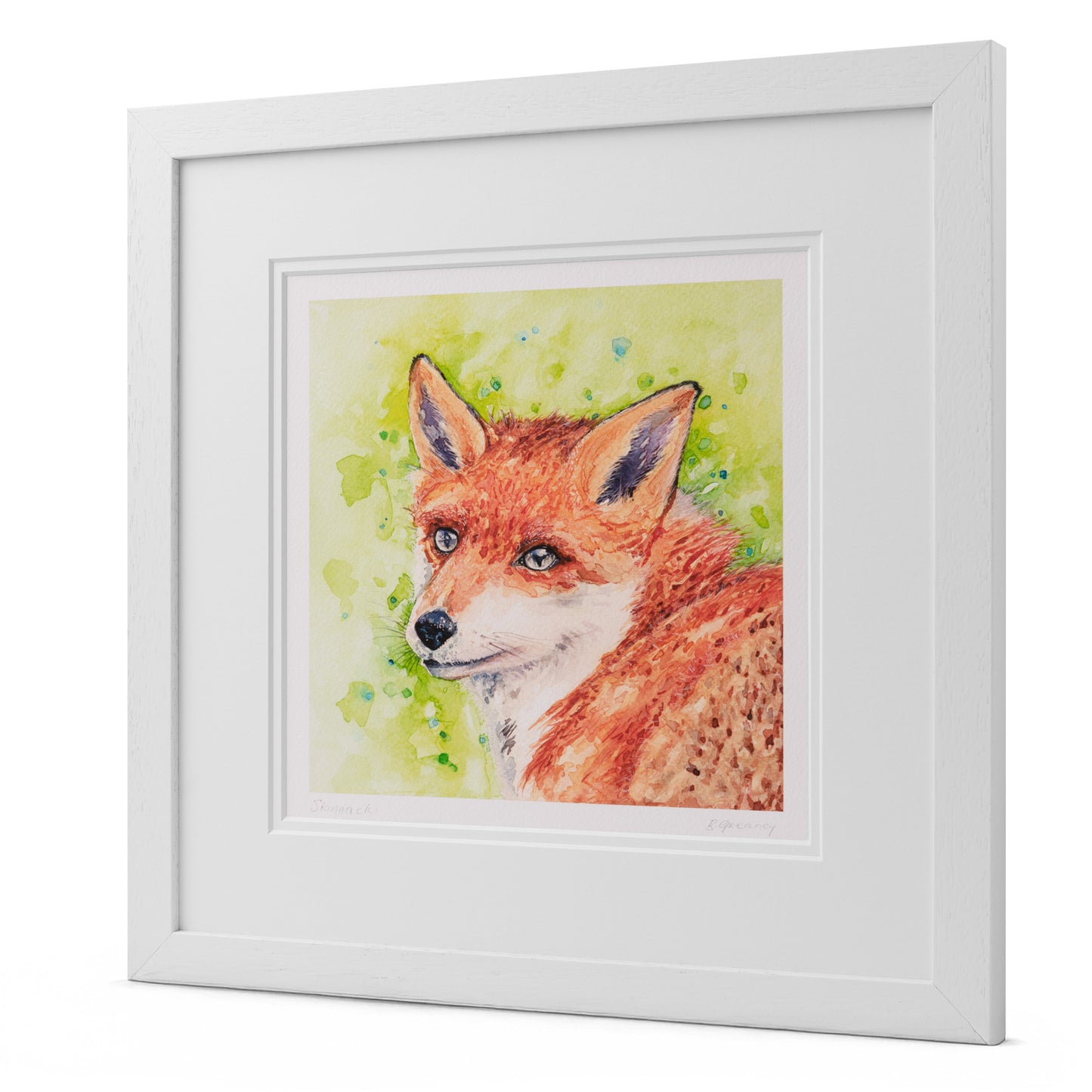 "Sionnach" Fox Watercolour Print