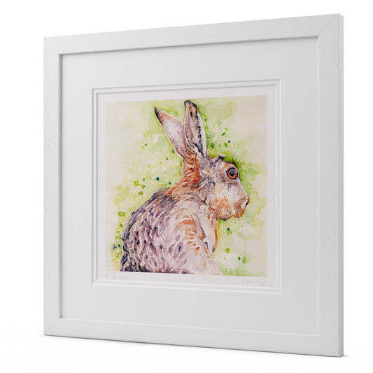 "An Giorrai" Hare Watercolour Print