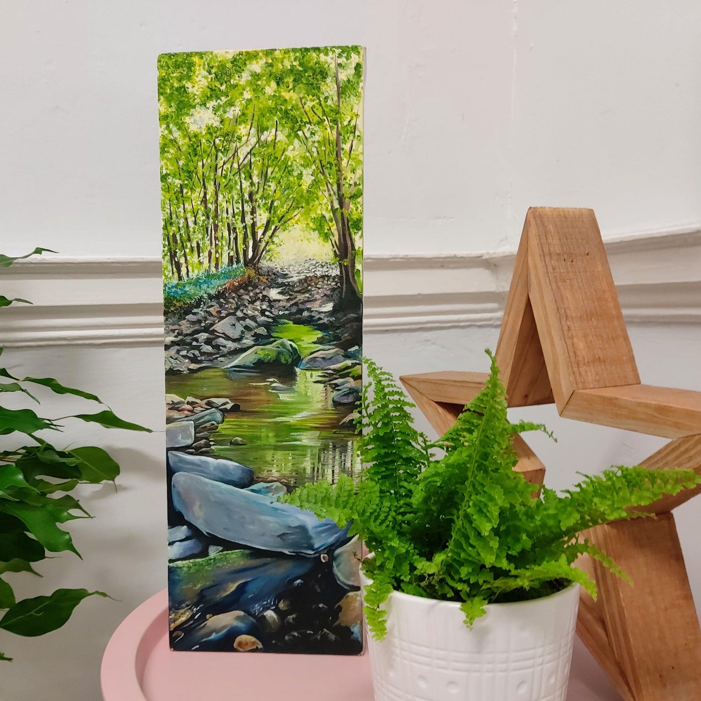 Reflections At Glenbarrow Co. Laois - Original-Breda Greaney Art